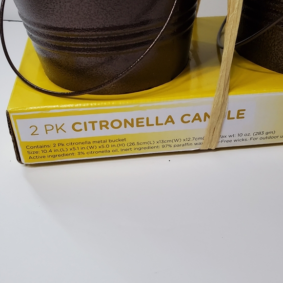 Citronella 2Pack Candle Set - Picture 2 of 4